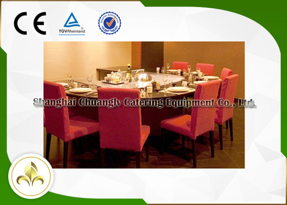 ซื้อ 10 ที่นั่งวงกลมเหนี่ยวนำ / โต๊ะย่างเทปันยากิไฟฟ้าพร้อมระบบระบายอากาศ online manufacture