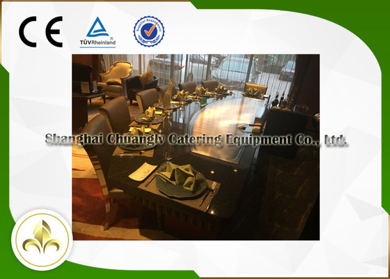 ซื้อ ร้านอาหารในร่มเทปันยากิย่างแก๊สความจุ 10 ที่นั่งสำหรับเนื้อแกะไก่ online manufacture