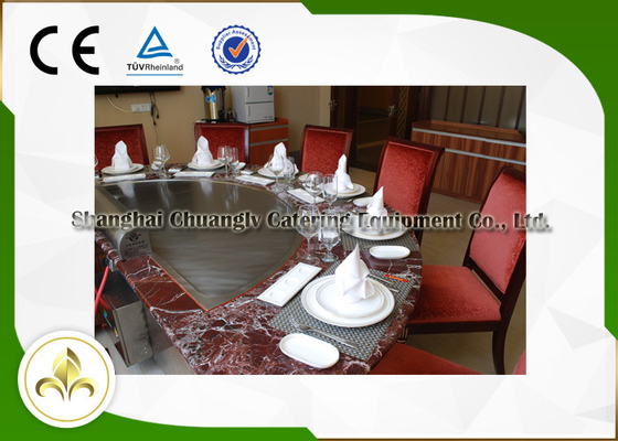 ซื้อ Japanese Grill Table Restaurant Hibachi Grill ความจุ 7 ที่นั่งสำหรับเนื้อแกะไก่ online manufacture