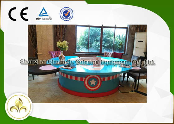ซื้อ โต๊ะไม้ทาสีวงกลมย่างอาหารญี่ปุ่น, เตาเทปันยากิกลางแจ้ง / ในร่ม online manufacture