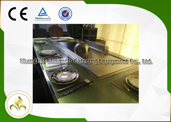 ซื้อ Green Light Glass Teppanyaki Hibachi Grill, โครงเหล็กแก๊ส Flat Top Grill online manufacture