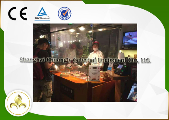 ซื้อ Food Plaza / บุฟเฟ่ต์รถมือถือเทปันยากิโต๊ะย่างเตาไฟฟ้า Hibachi online manufacture