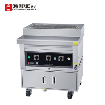 ซื้อ Kebab Commercial Bbq Grill 380V เตาย่างบาร์บีคิวก๊าซธรรมชาติไร้ควัน online manufacture