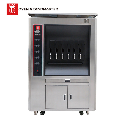 ซื้อ เครื่องย่างปลาอัตโนมัติชั้นเดียวเตาอบ Electric Six Grid Food Plaza online manufacture