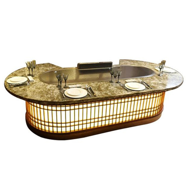 ซื้อ 10 ที่นั่งอุปกรณ์ครัวขายร้อน Oval BBQ Teppanyaki Grill online manufacture