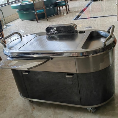 ซื้อ โต๊ะย่างเทปันยากิแก๊สเคลื่อนที่โต๊ะย่างสแตนเลส Hibachi online manufacture