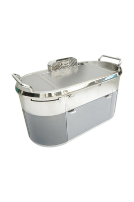 ซื้อ มือถือลงแผ่นเหล็กย่างก๊าซไอเสีย Griddle แผ่นเชิงพาณิชย์ที่กำหนดเอง online manufacture
