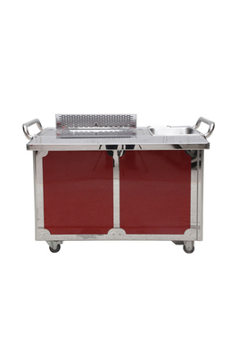 ซื้อ GREENARK TO29 Stainless Steel Down Exhaust Mobile Teppanyaki Grill Table - แก๊ส online manufacture