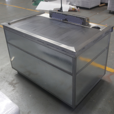 ซื้อ สแตนเลส 304 Teppanyaki Grill โต๊ะแก๊สทําความร้อน มิติที่กําหนดเอง online manufacture
