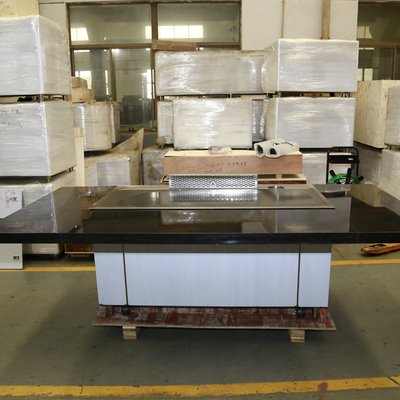 ซื้อ สแตนเลสไฟฟ้าลงไอเสีย Teppanyaki Table Grill Down Exhaustion สำหรับร้านอาหารโรงแรม online manufacture