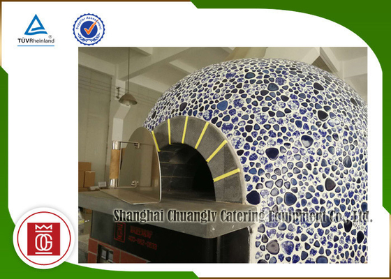 ซื้อ Commercial Napoli Style Italy เตาอบพิซซ่าเครื่องทำความร้อนด้วยแก๊ส Natural Lava Rock online manufacture