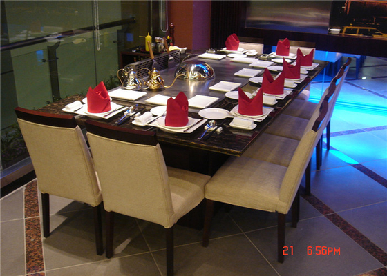 ซื้อ 8 ที่นั่งสี่เหลี่ยมผืนผ้า Teppanyaki Grill Table สำหรับโรงแรม / ร้านอาหาร การผลิตออนไลน์