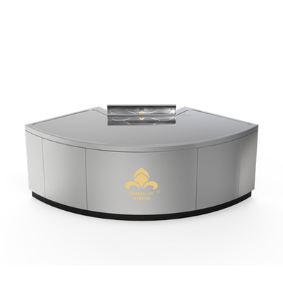 ซื้อ โต๊ะแกริล Teppanyaki รูปแบบแฟน ขนาดตามสั่ง 2300x990x800mm การผลิตออนไลน์