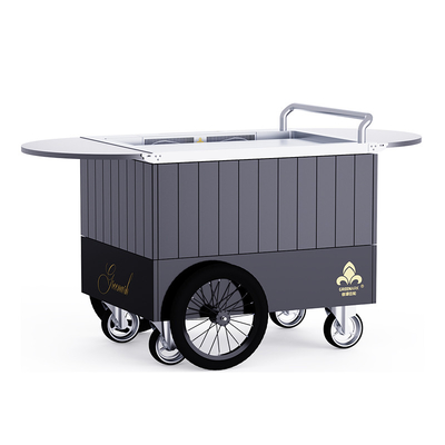 ซื้อ สีดํา มือถือ Teppanyaki Grill ทนทานนานกว่า 20 ปี โต๊ะอาหาร Hibachi Grill Table online manufacture