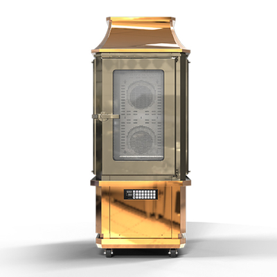 ซื้อ เครื่องย่างเนื้อแกะลมร้อน 17KW พร้อมประตูกระจก การผลิตออนไลน์