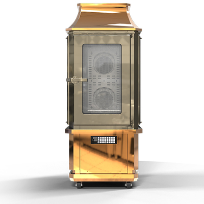 ซื้อ เครื่องย่างเนื้อแกะลมร้อน 17KW พร้อมระบบทำความสะอาดอัตโนมัติ การผลิตออนไลน์