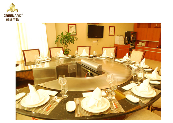 ซื้อ การเหนี่ยวนำที่นั่ง 12 ที่นั่ง / โต๊ะย่างไฟฟ้า Hibachi ประสิทธิภาพสูงพร้อมเครื่องดูดอากาศ online manufacture