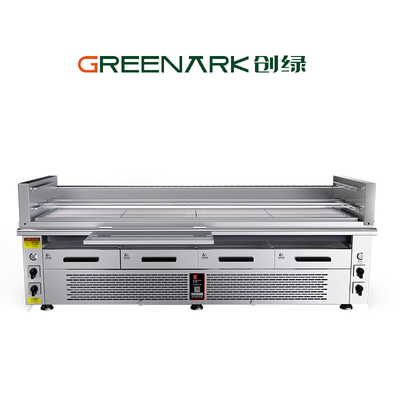 ซื้อ กรีลไฟฟ้าพาณิชย์ 4 โซน - การควบคุมที่อิสระ 800 °C การผลิตออนไลน์