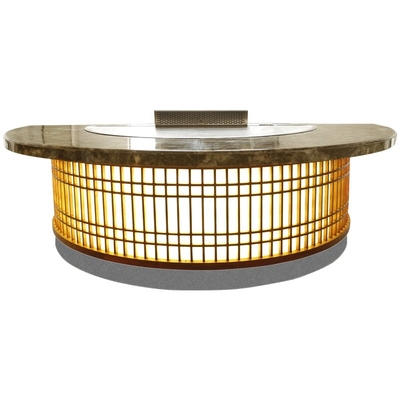 ซื้อ Stainless Steel Teppanyaki Grill Table 8000W 1300x1000mm การผลิตออนไลน์