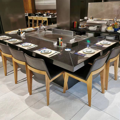 ซื้อ Stainless Steel Teppanyaki Grill Table 2400x850x800mm 8kW การผลิตออนไลน์