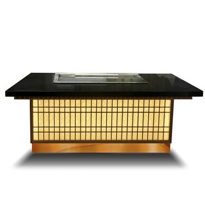 ซื้อ Commercial Teppanyaki Grill Table 8000W Electric 20mm Alloy Steel การผลิตออนไลน์