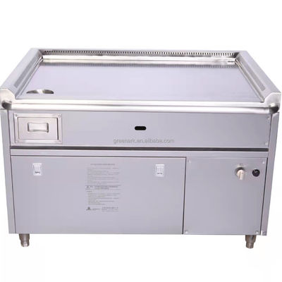 ซื้อ Rectangular Teppanyaki Grill Table with 20mm Thick Heating Plate and 600x400mm Cook Area การผลิตออนไลน์