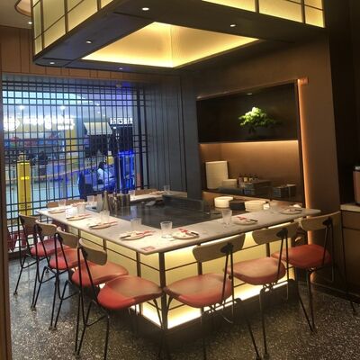 ซื้อ โต๊ะย่างเทปันยากิสไตล์ญี่ปุ่นขนาด 48 นิ้วสำหรับร้านอาหาร การผลิตออนไลน์