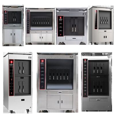 ซื้อ สแตนเลสชั้นเดียว 6 สเปซ เครื่องแกะปลาและเตาอบสําหรับร้านอาหาร การผลิตออนไลน์