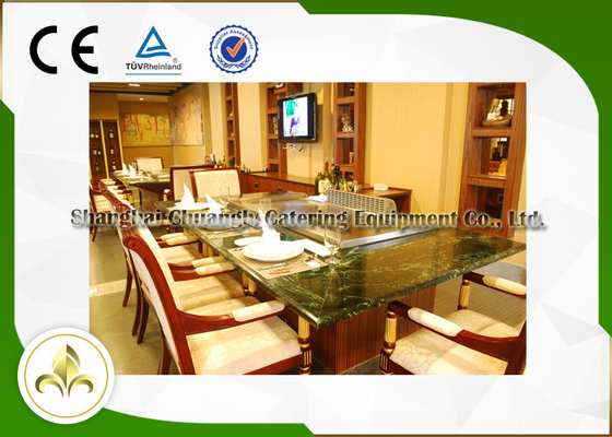 8 ที่นั่งญี่ปุ่นเทปันยากิย่างโต๊ะข้าว / เคาน์เตอร์ก๋วยเตี๋ยว Hibachi Grill