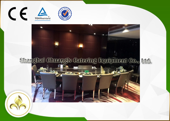 LPG / ท่อก๊าซธรรมชาติเทปันยากิเตาย่าง Cooktop การกำหนดค่าพื้นฐาน 12 ที่นั่งรูปร่างโค้ง