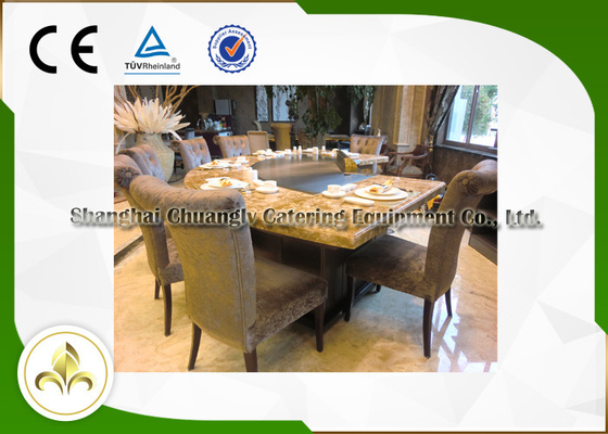 9 ที่นั่ง Induction / Electric Griddle Table with Exhaustion System