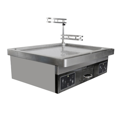 เดสก์ท็อปมัลติฟังก์ชั่นขนาดเล็ก 220V Teppanyaki Plate Griddle