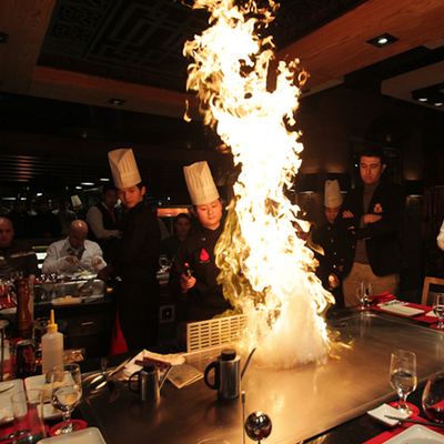 เครื่องอาหารพาณิชย์ Teppanyaki Grill Table / Hibachi Table