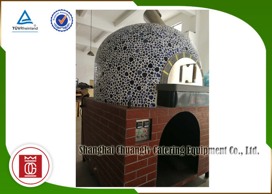 เตาอบพิซซ่า Neapolitan / เตาอบพิซซ่าประเภทอิตาลี Lava Rock Gas Heating
