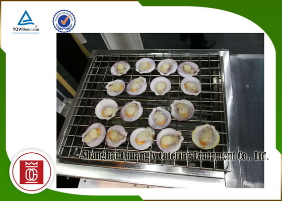 Oyster Commercial BBQ Grills เตาย่างไร้ควันไฟฟ้าร้านอาหารโรงแรม