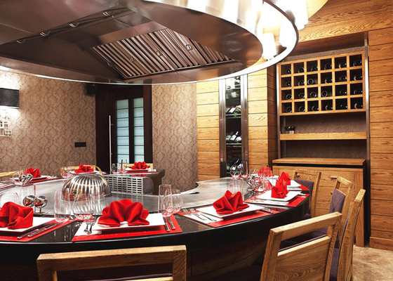 LPG / ท่อก๊าซธรรมชาติ Hibachi Table Grill, อุปกรณ์ย่าง Hibachi Flat Top