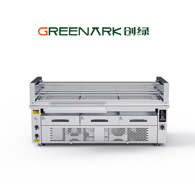 Grill BBQ ราคากลางไฟฟ้า - 800 องศาเซลเซียส ความร้อนสูง 3 โซน