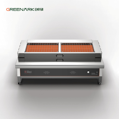 โรงงานตรง 500C Grill Commercial CE ISO9001 รับรองโซนอิสระ สะอาดง่าย