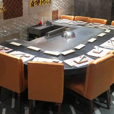สําหรับโรงแรมและร้านอาหาร โต๊ะแก๊สและไฟฟ้า Teppanyaki Grill
