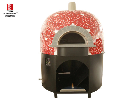Outdoor Neapolitan Flavour Italian เตาอบพิซซ่าเครื่องทำความร้อนแก๊สล็อคความชื้น