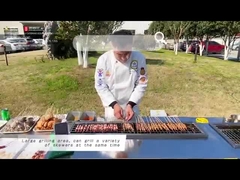 เตาบาร์บีคิวสแตนเลสไร้ควันแบบตั้งพื้น 10KW