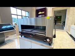 Ss304 Chicken Rotisserie Slamander เตาอบย่าง 380V 50HZ Rib Commercial Bbq Equipment