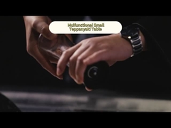 ห้องครัวเชิงพาณิชย์มัลติฟังก์ชั่โต๊ะย่างเทปันยากิมือถือพร้อมเตาคู่